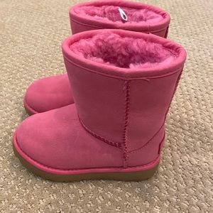 Pink UGG boots for toddler. Size 9